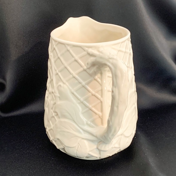 Embossed, Ivory Pear Pitcher - Picture 3 of 7
